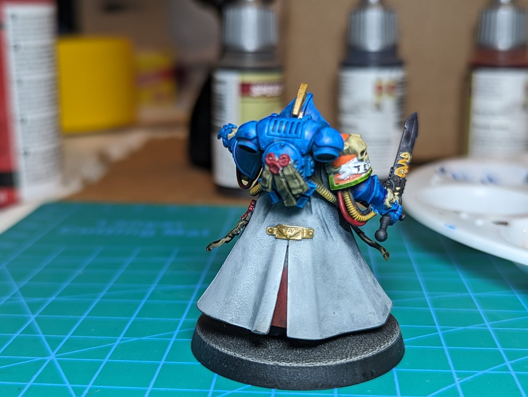 Showing off my Warhammer 40k chapter master and home brew liberators