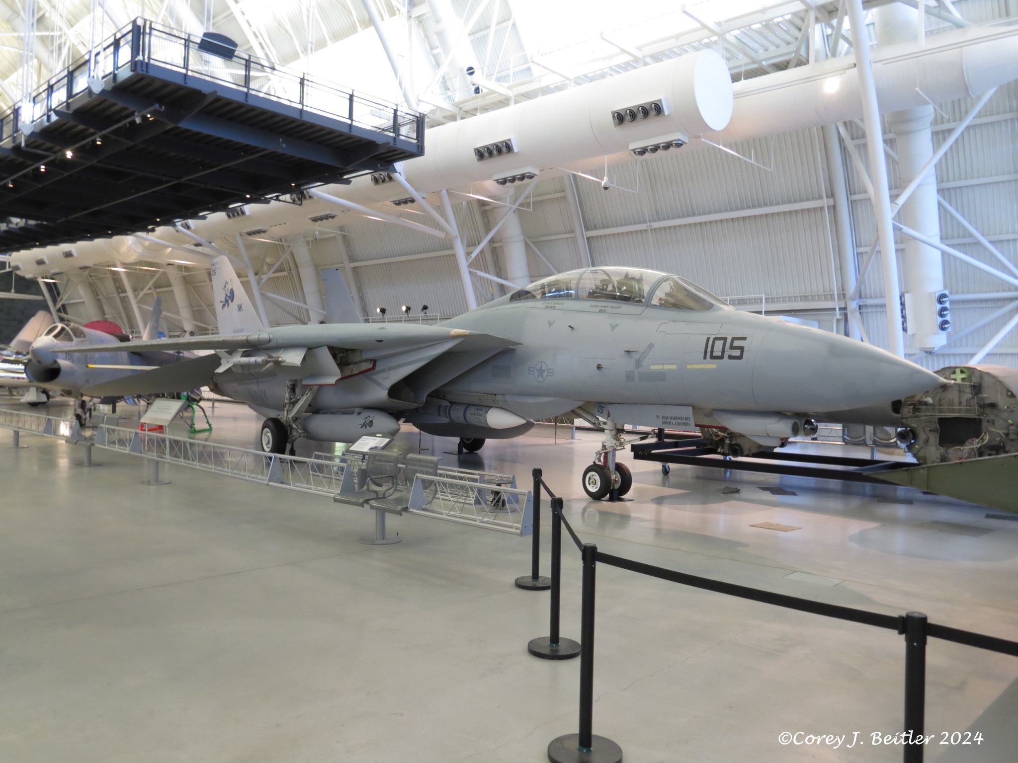 USS Hornet Sea, Air & Space Museum 🇺🇸 Grumman F-14A Tomcat BuNo