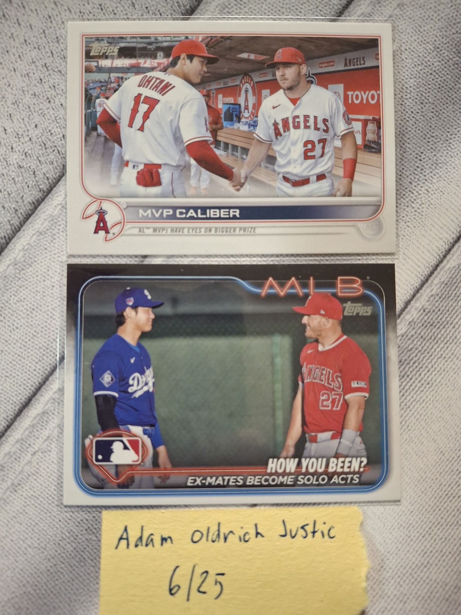 What is the value of a Mike Trout and Shohei Ohtani dual autograph
