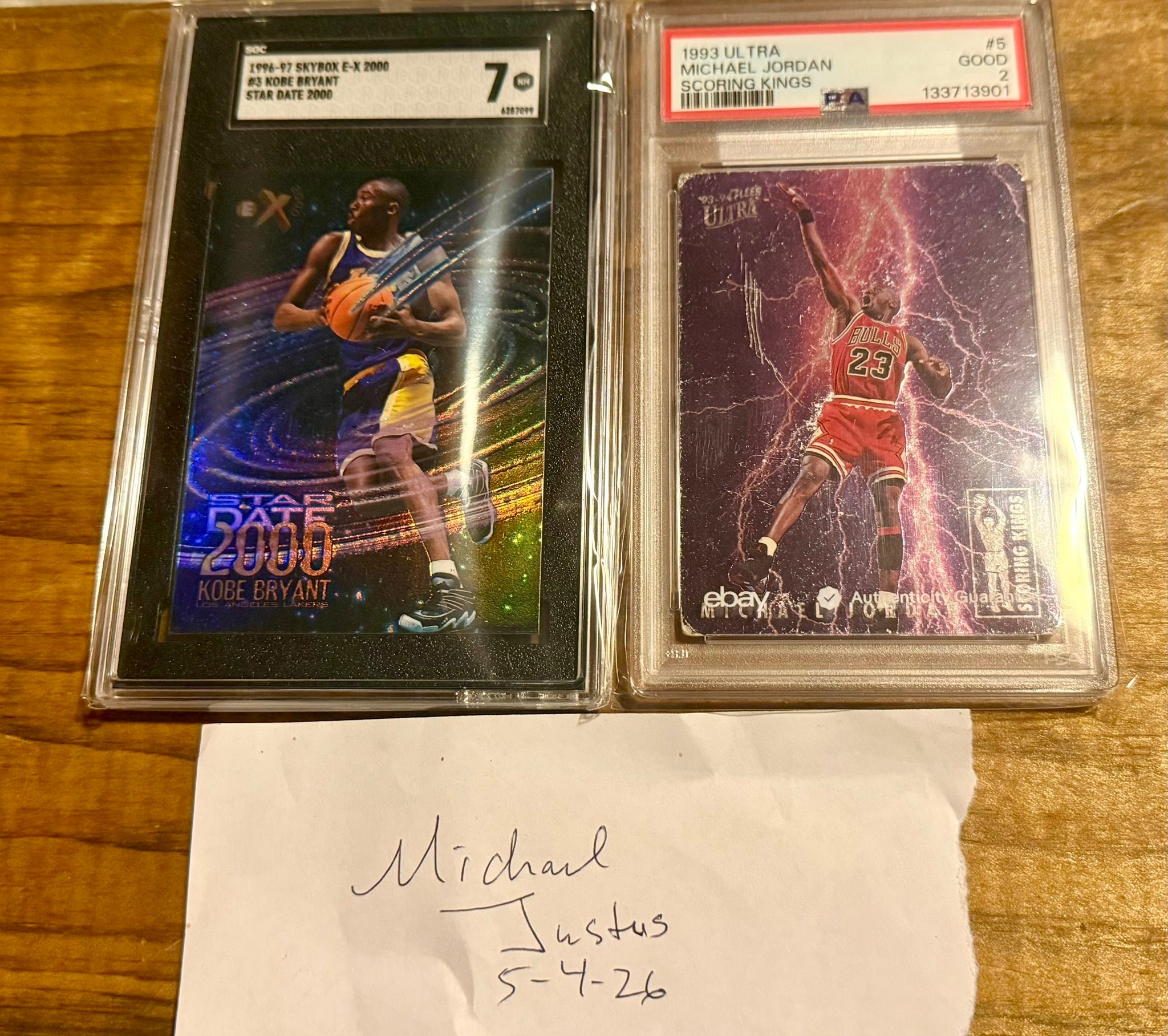 1993 ultra scoring kings jordan psa 2 for sale