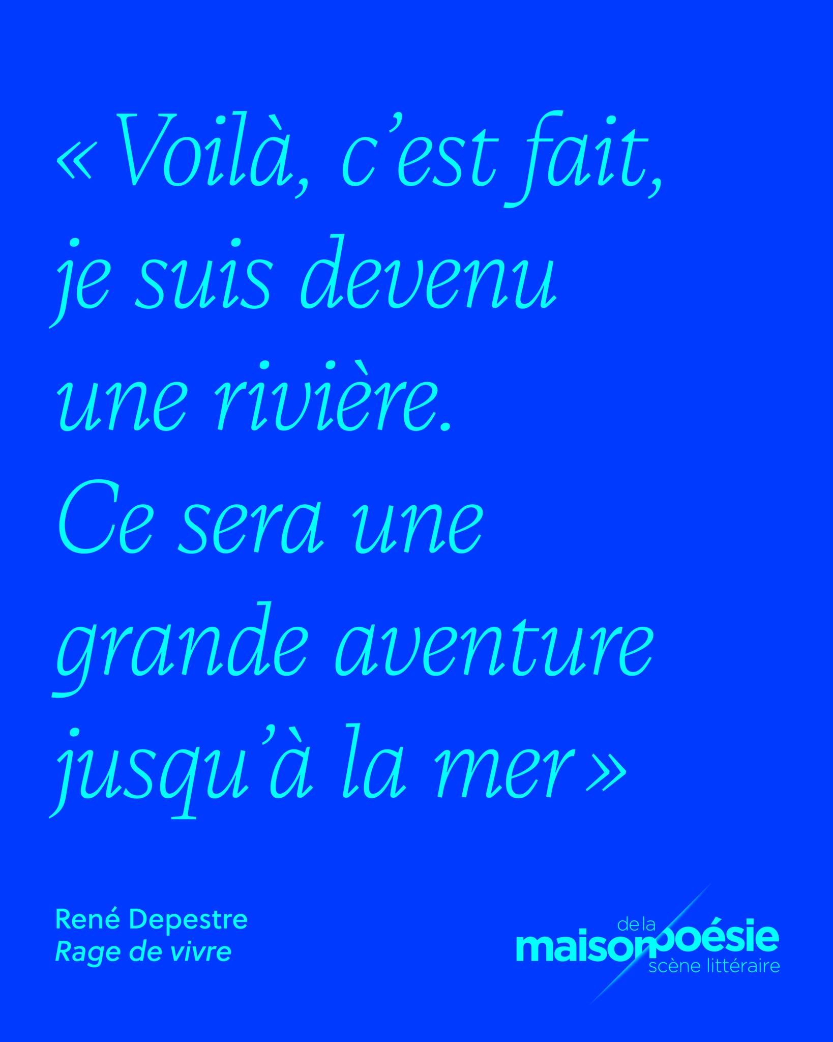Bravo au poète René Depestre, qui vient de recevoir le Prix 