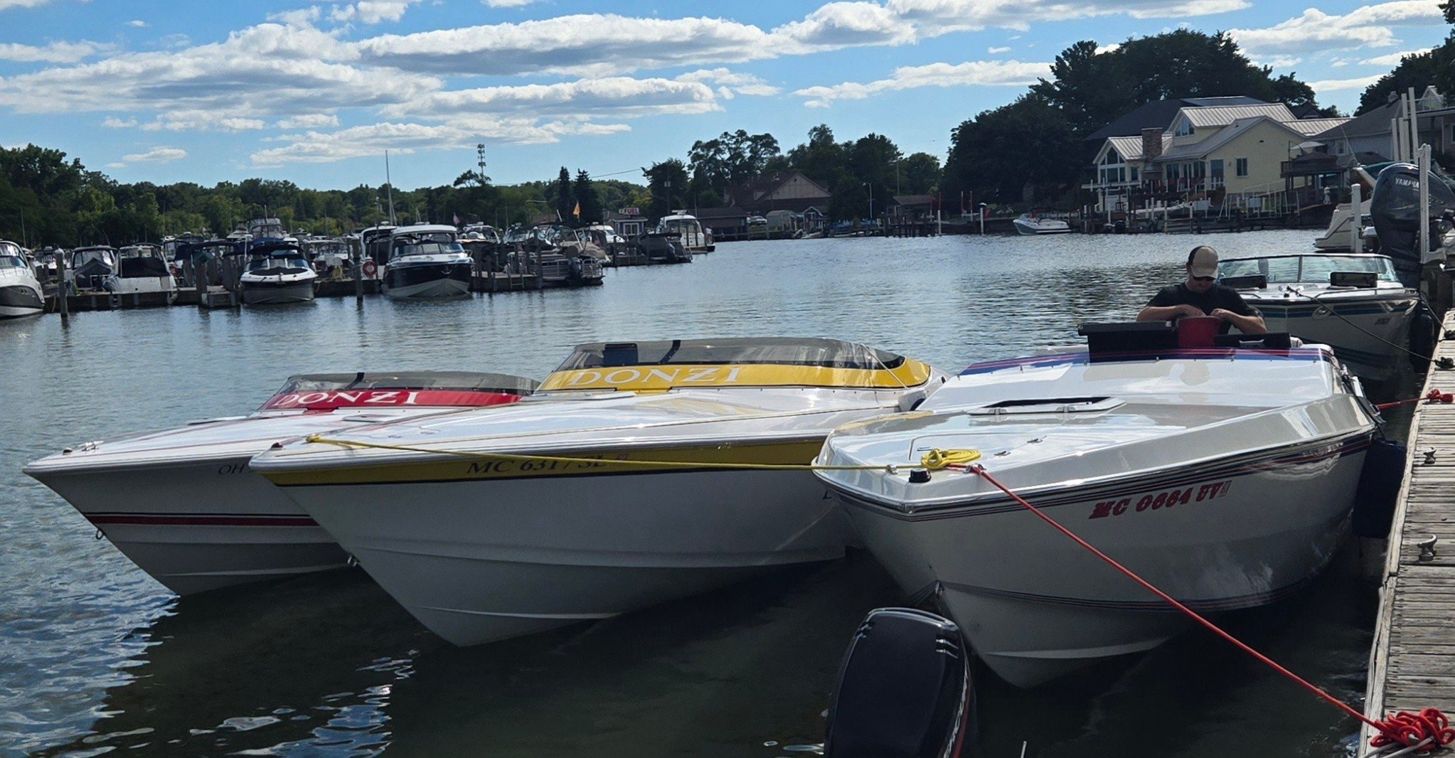 Lake St. Clair Donzi Club's successful lunch run