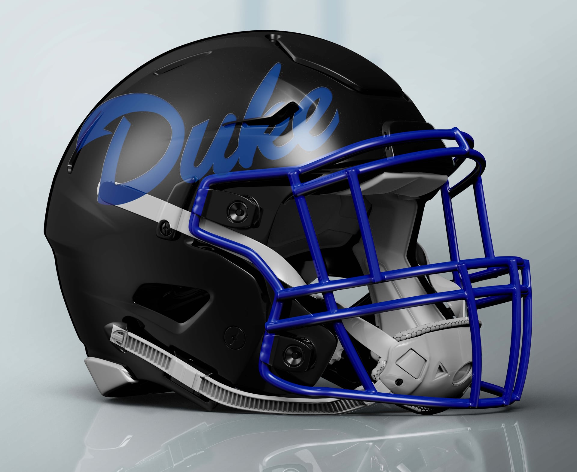 duke football scxript helmet Blue Devils Riddell Speed Authentic the S2BD Healy Awards - Script Football