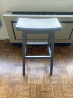 Pottery Barn Gray Tibetan Stool in great condition. $25. Available 