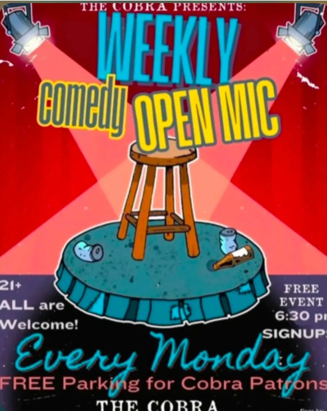 Karaoke & Open Mic at Cobra Nashville