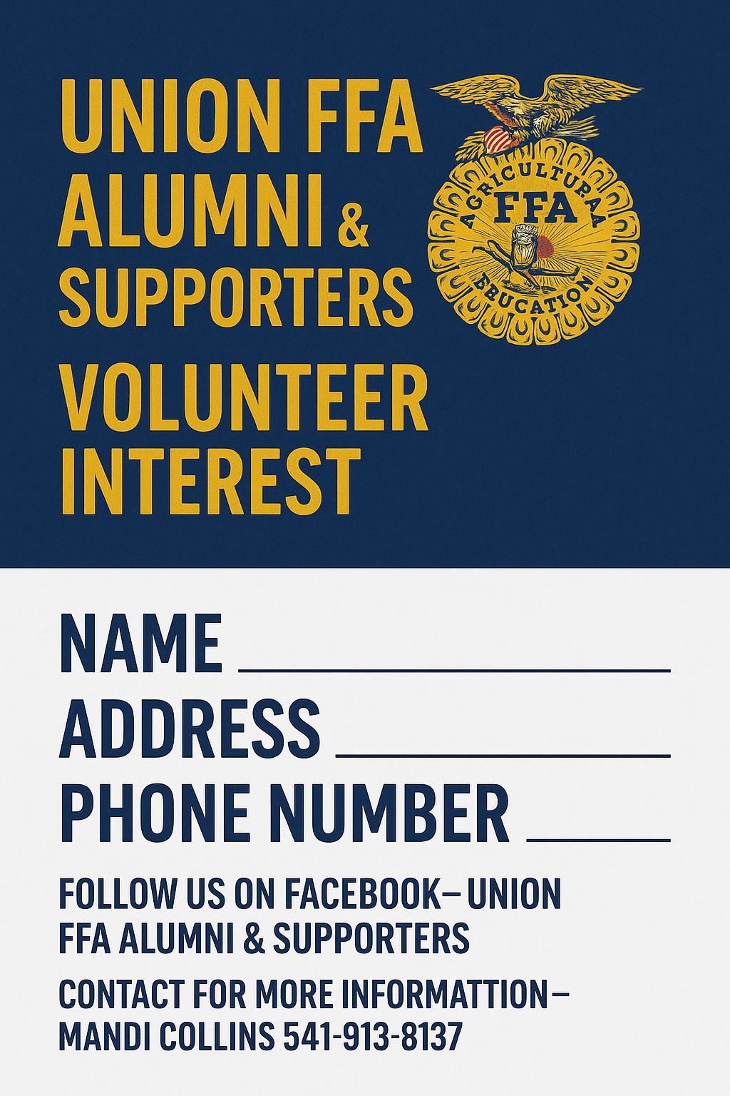 Union FFA Alumni & Supporters | We are looking for others to join our ...