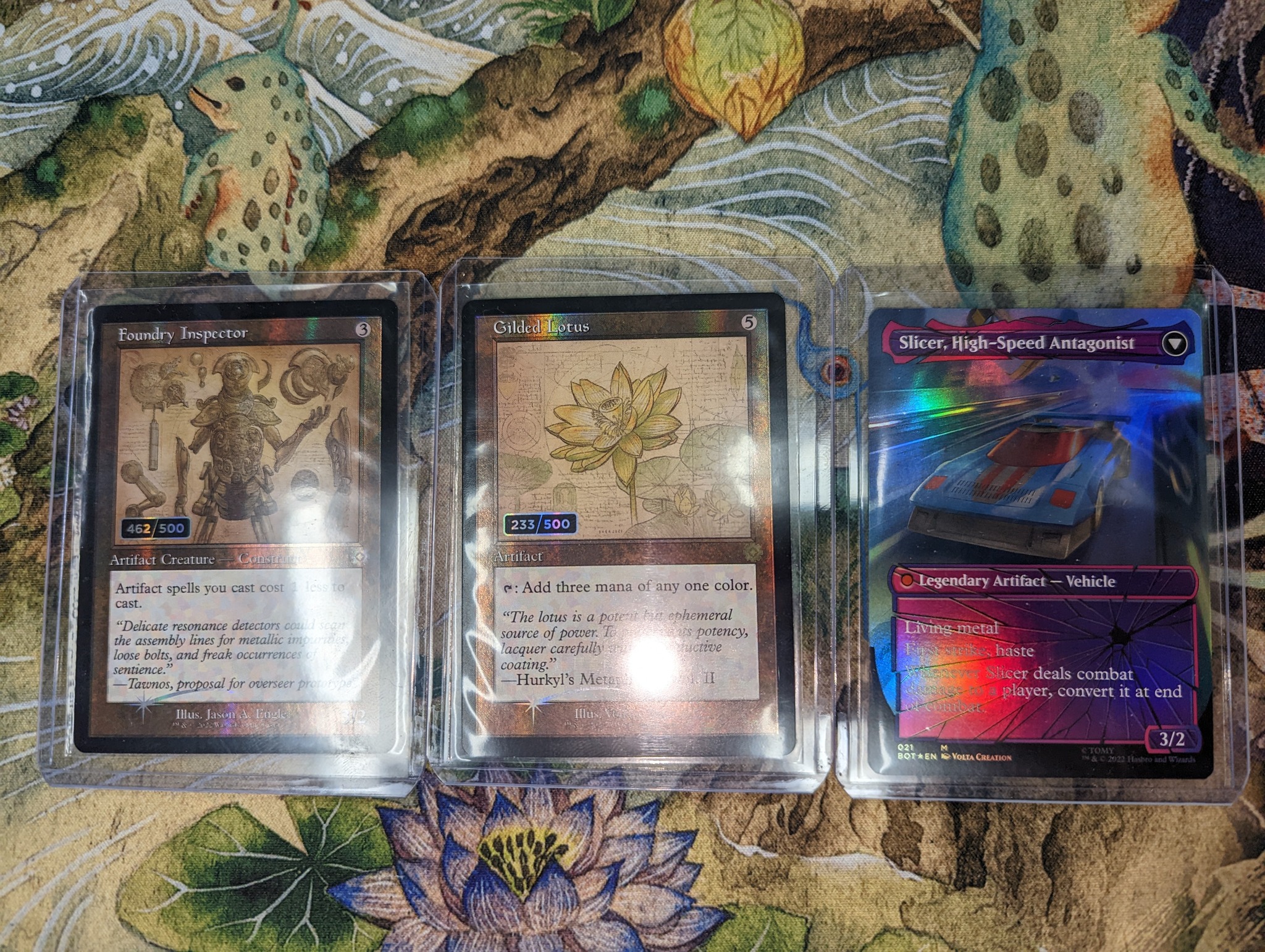 Is the Gilded Lotus card included in the Secret Lair bundle?