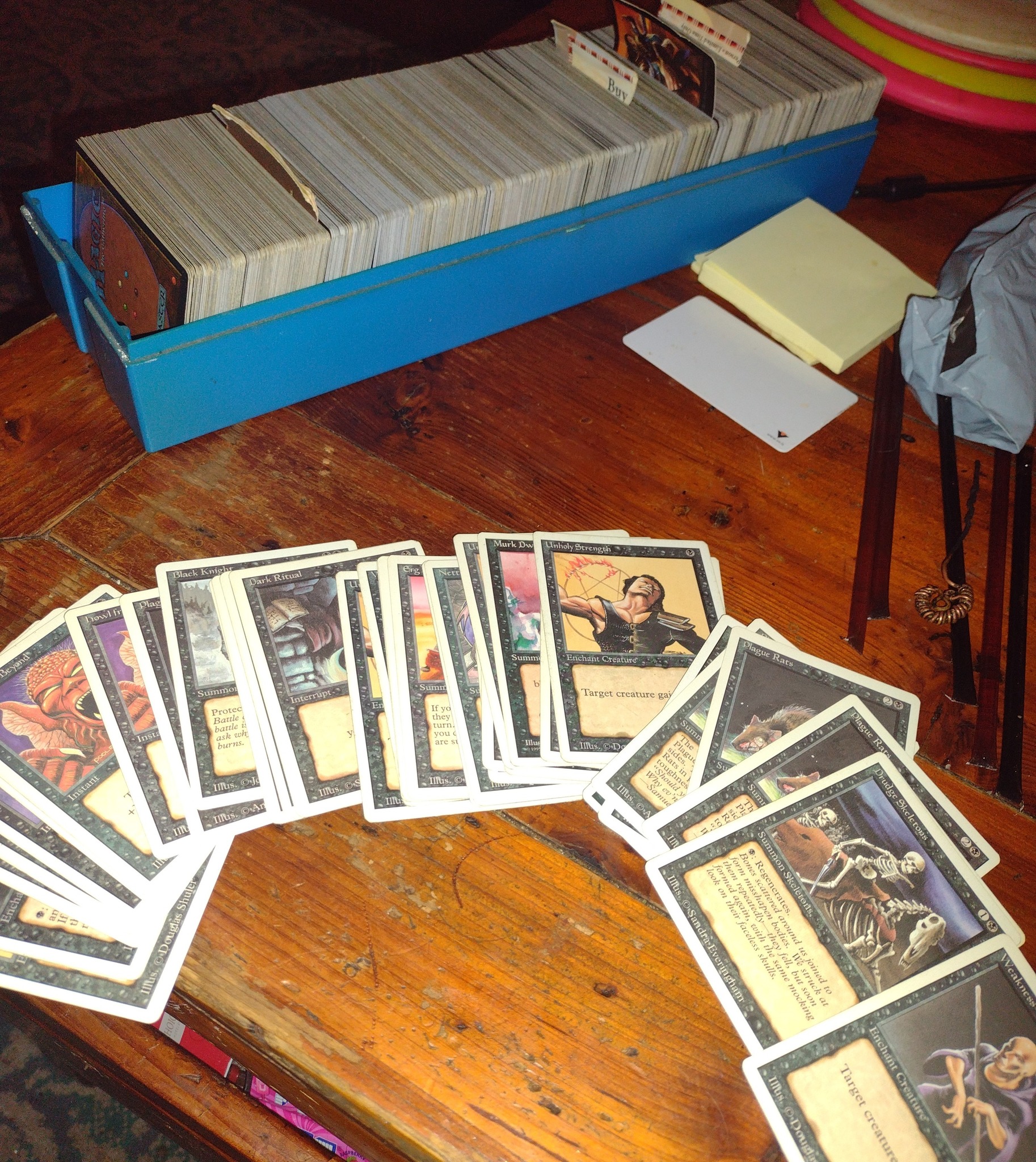 Vintage Magic: The Gathering cards from 30 years ago