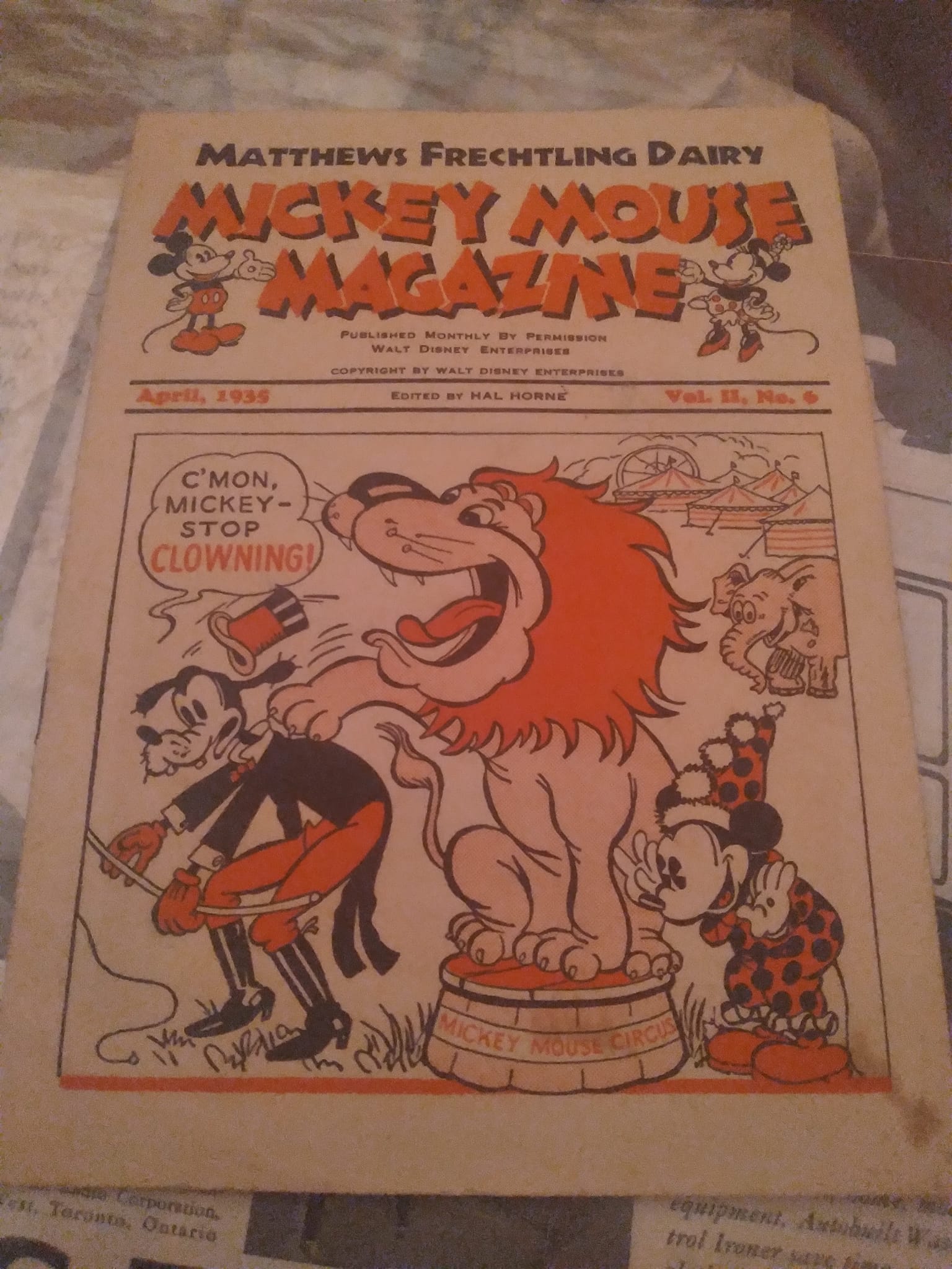 Here They Are” 1940 Mickey Mouse storybook