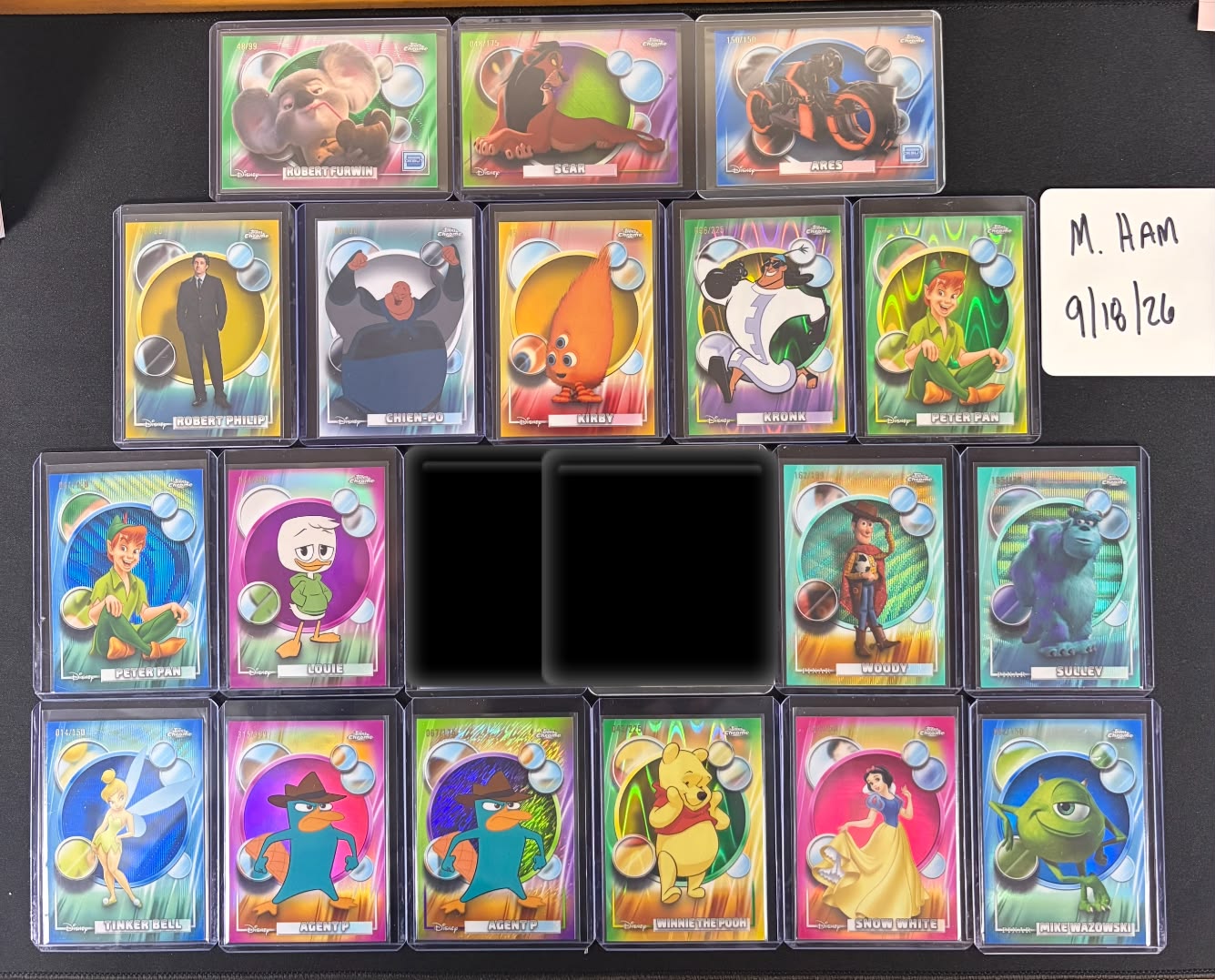 2026 Topps Chrome Disney Numbered and other 2026 SSP, Art of