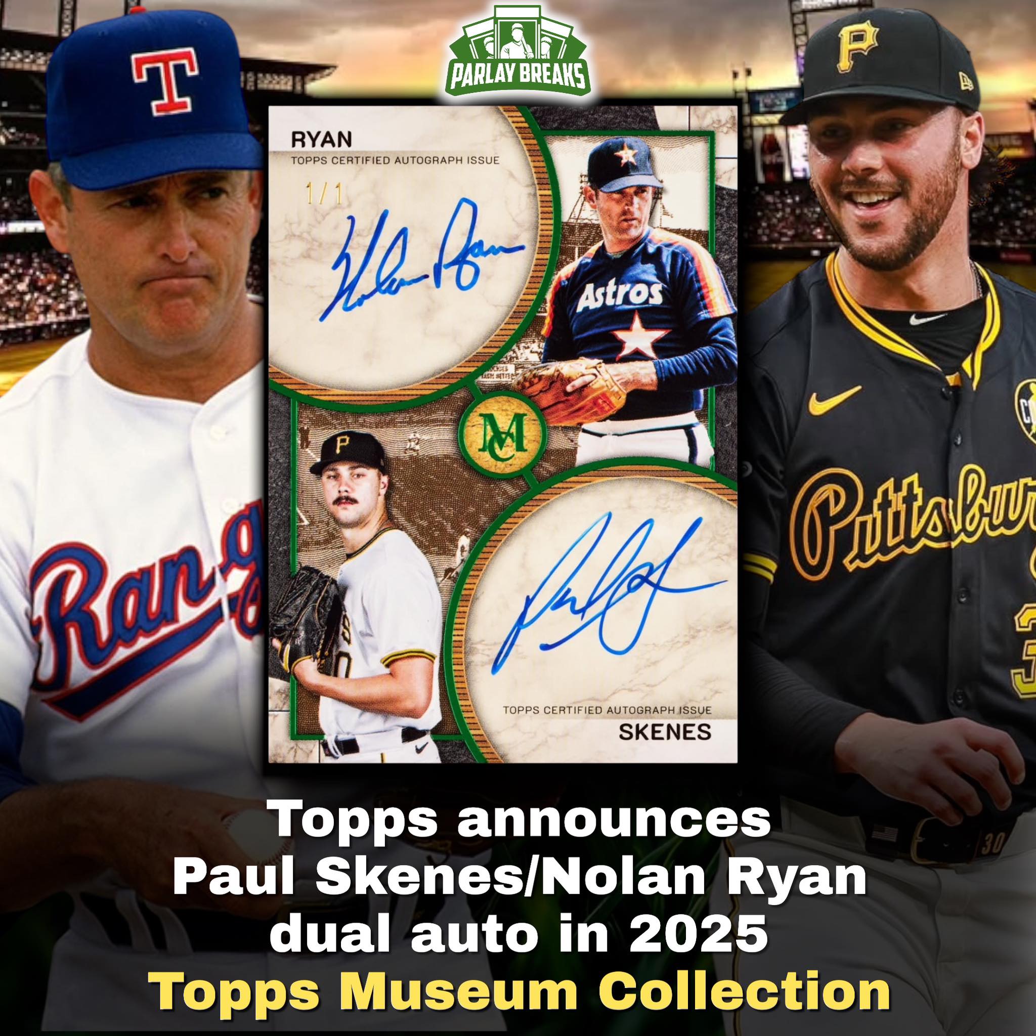 Rare Upper Deck Dynasty Dual Autographed Card Featuring Nolan Ryan 