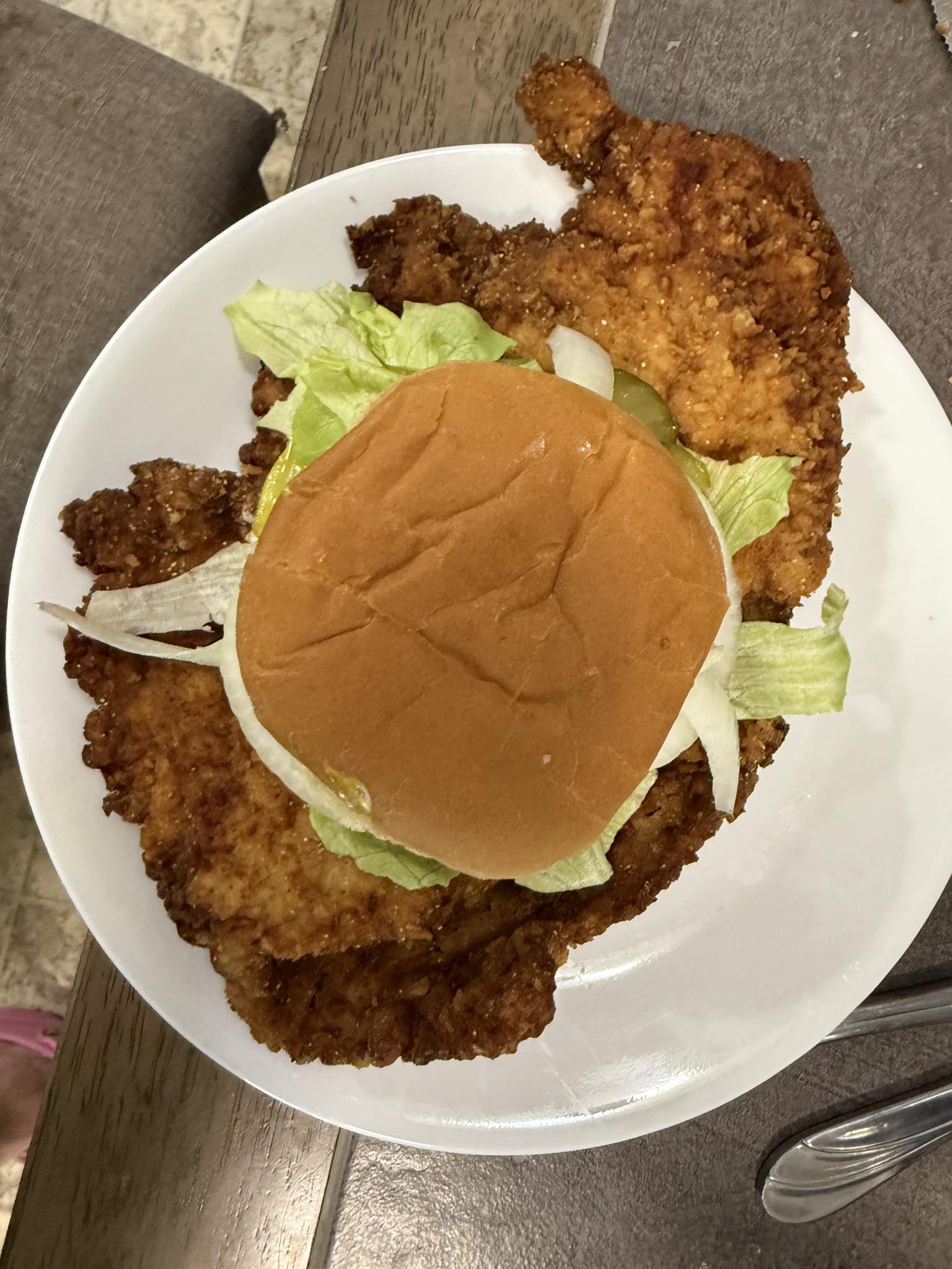 Biggie's breaded pork tenderloin in Celina, Ohio