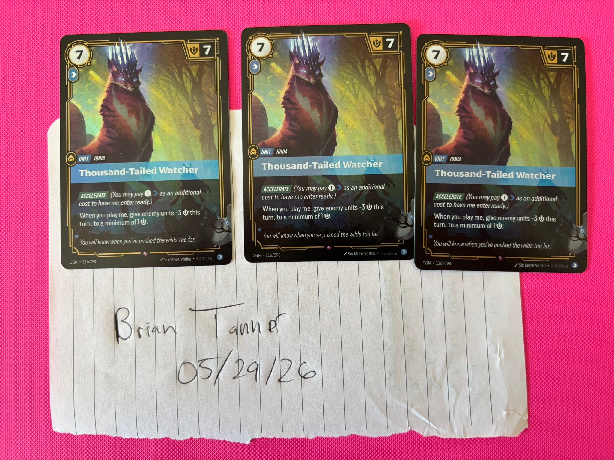 Riftbound League of Legends TCG: Thousand-tailed Watcher, Seal of