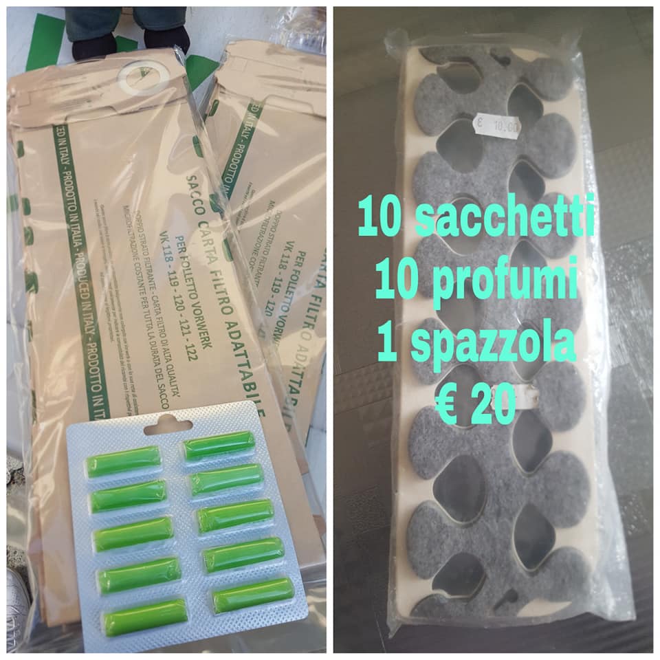Sacchetti Folletto VK 120 - VK 121 - VK 122 - Aspir Point