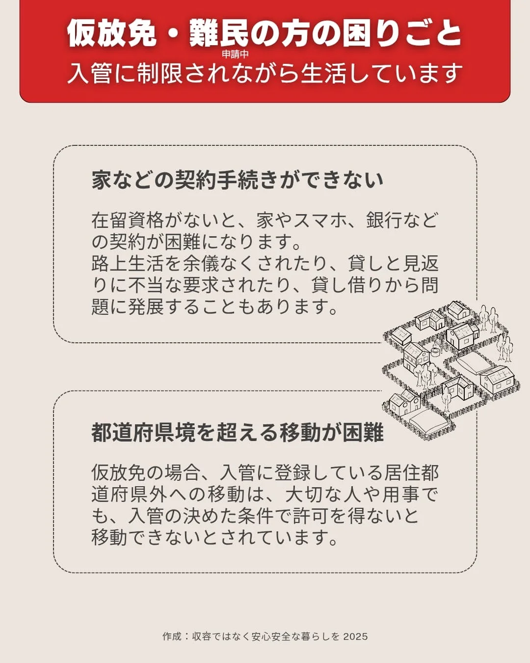 収容ではなく安心安全な暮らしを