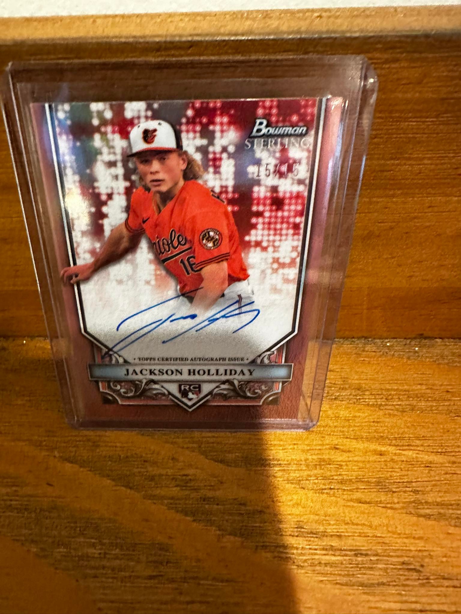 ?pull!! Jackson Holliday Auto 15/15