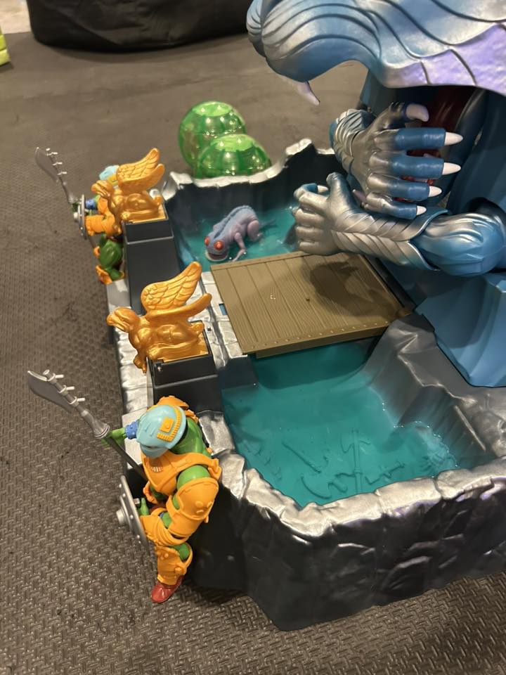 Moaty the moat monster from Eternia play set becomes favorite toy