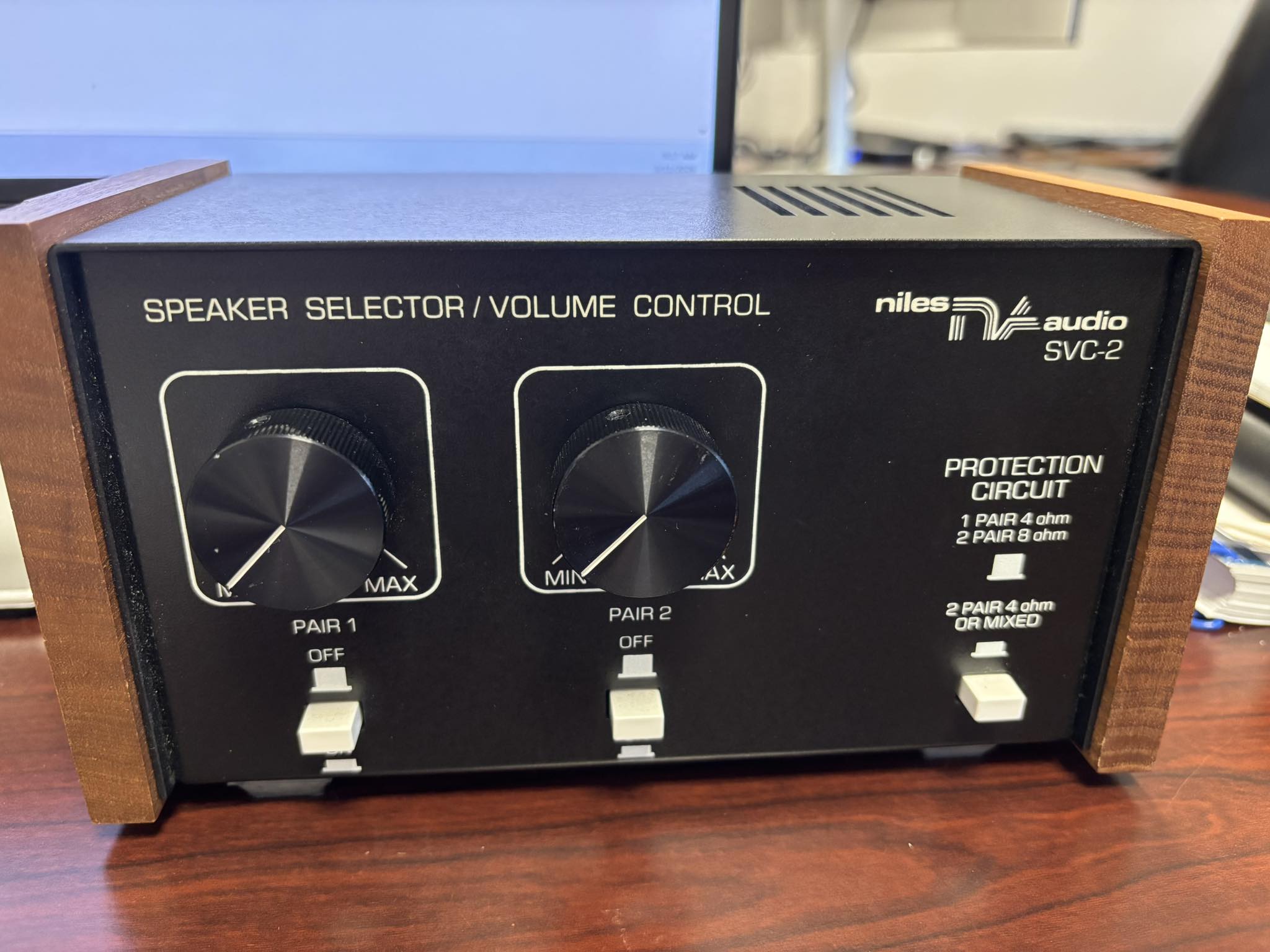 What is the manual for Niles Audio SVC-2 Speaker Selector?