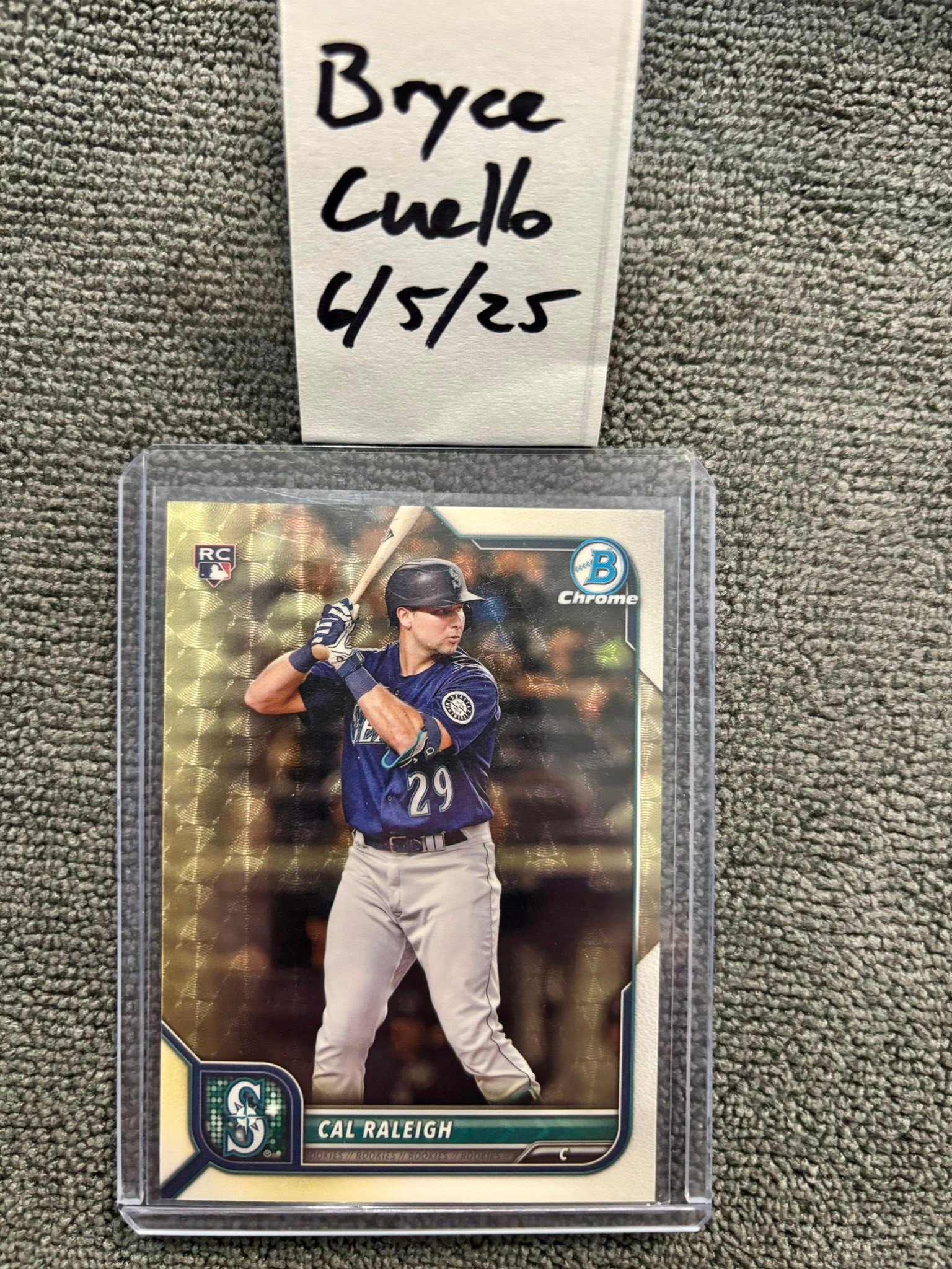 ? New Cal Raleigh Card Record ? Last night, Cal Raleigh