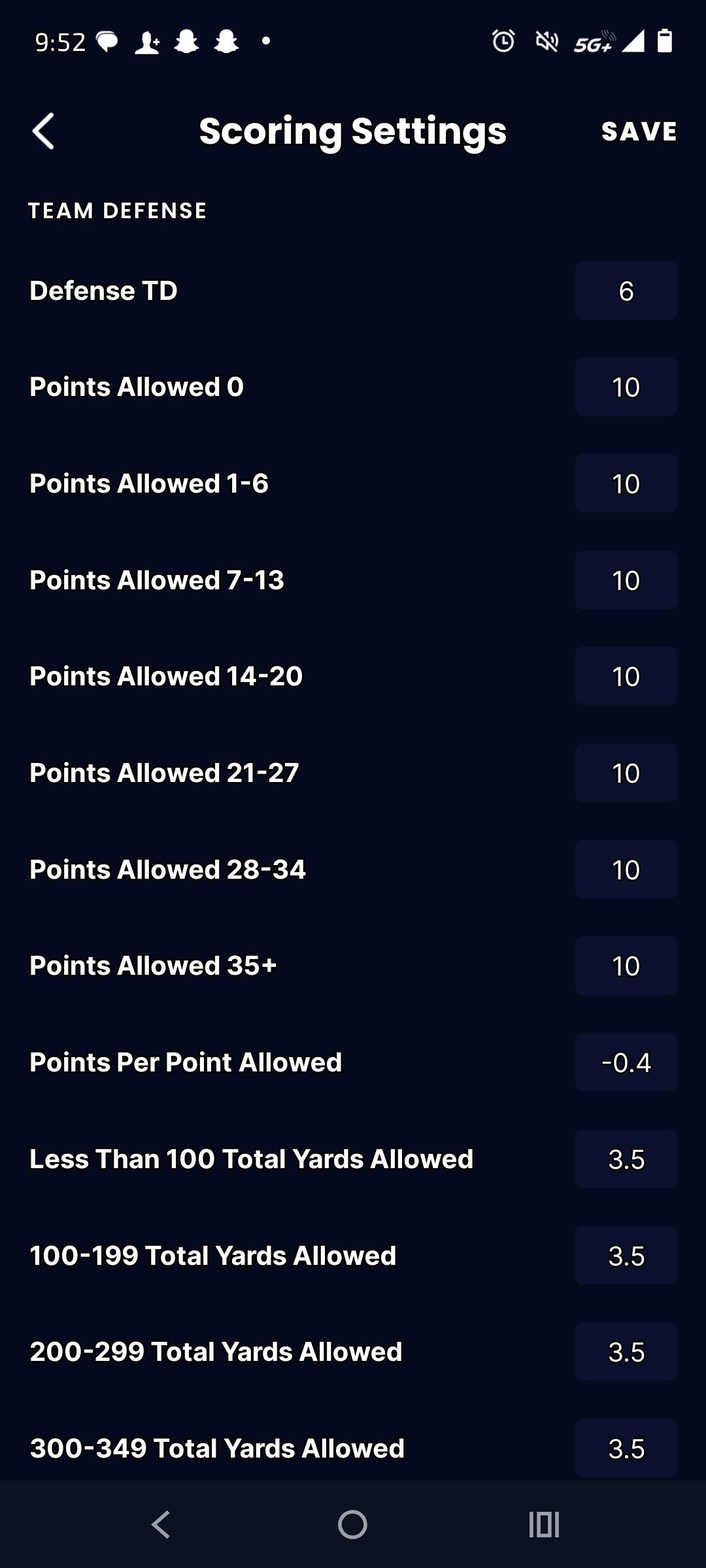 Just wanted to share what our league did this year, because I think it ...