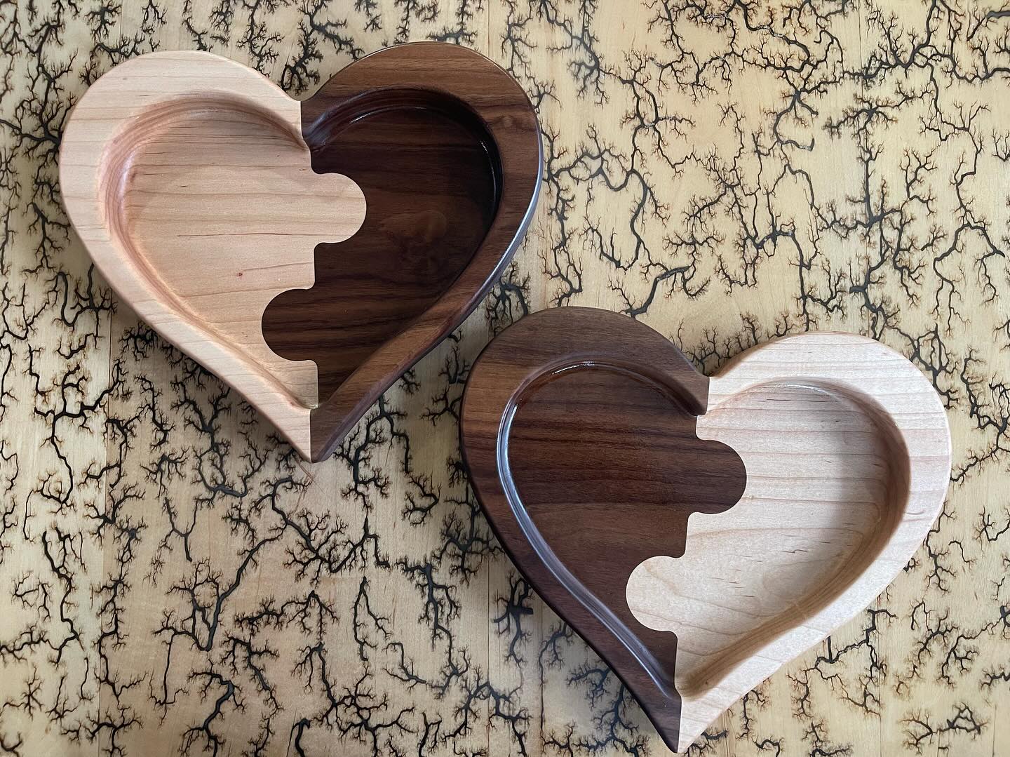 Human Made red heart ceramics tray