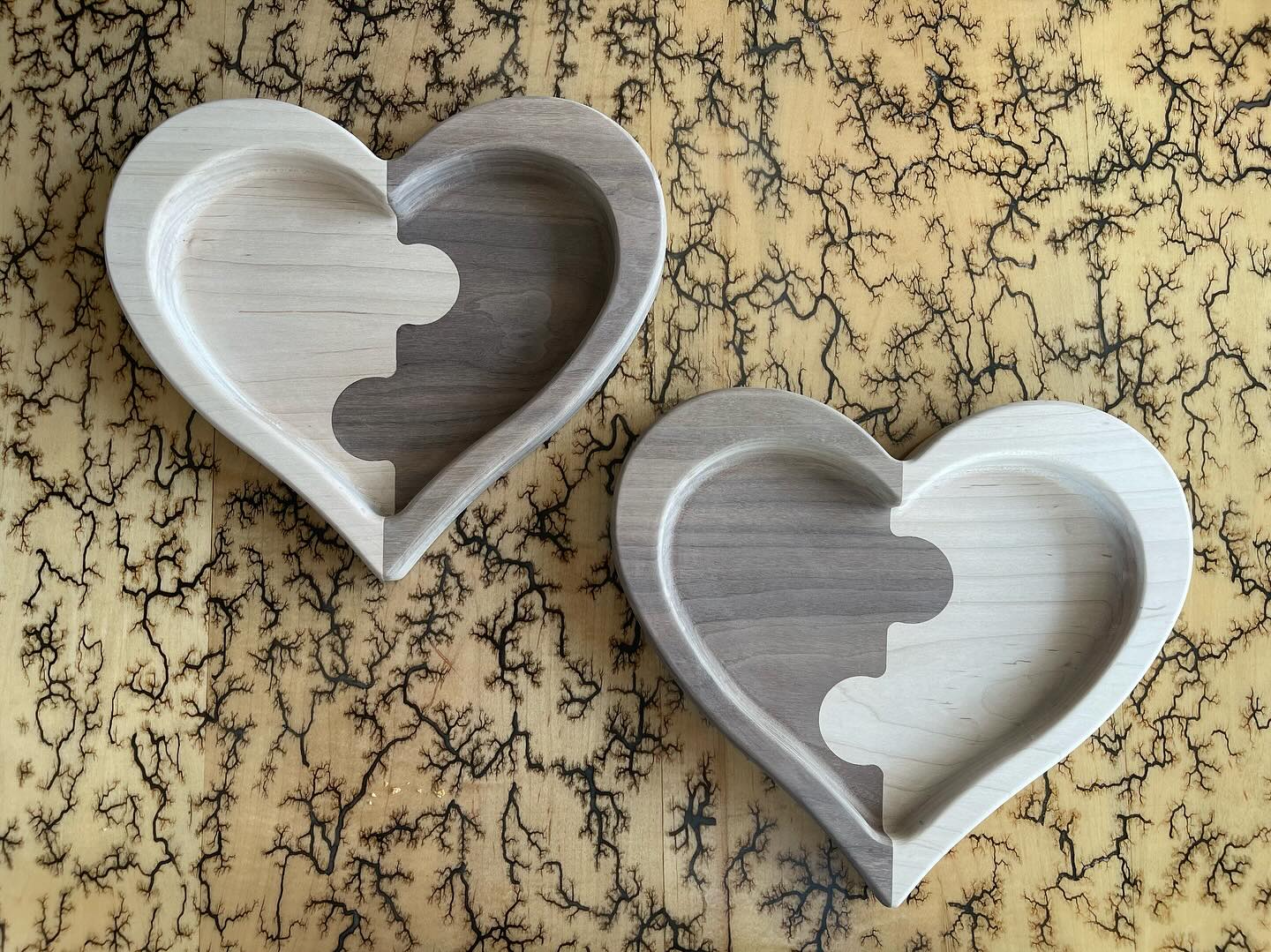 Human Made red heart ceramics tray