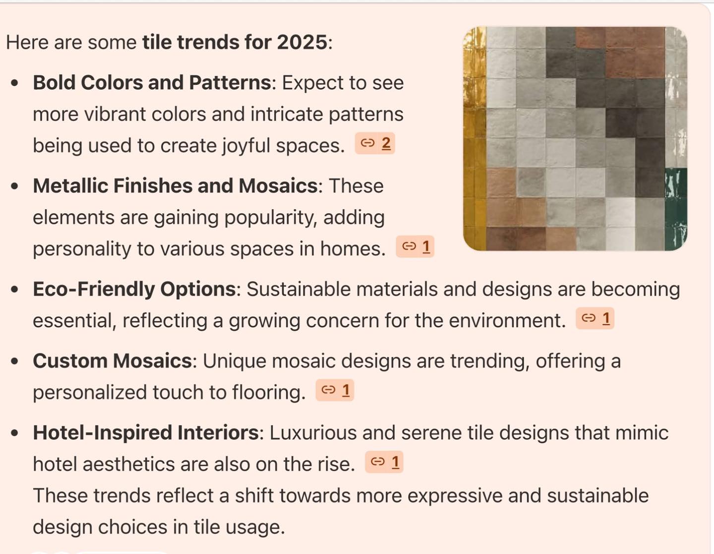 2025 TILE TRENDS - Distinctive Interiors | Facebook