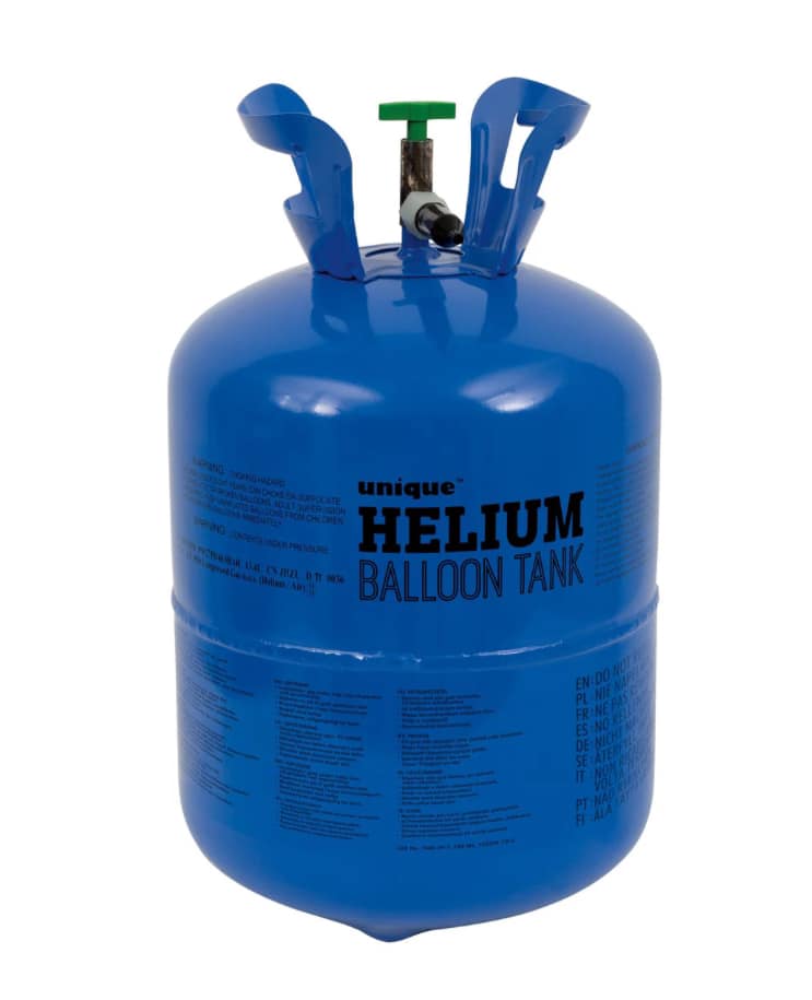What to do with empty helium containers from Teddi?