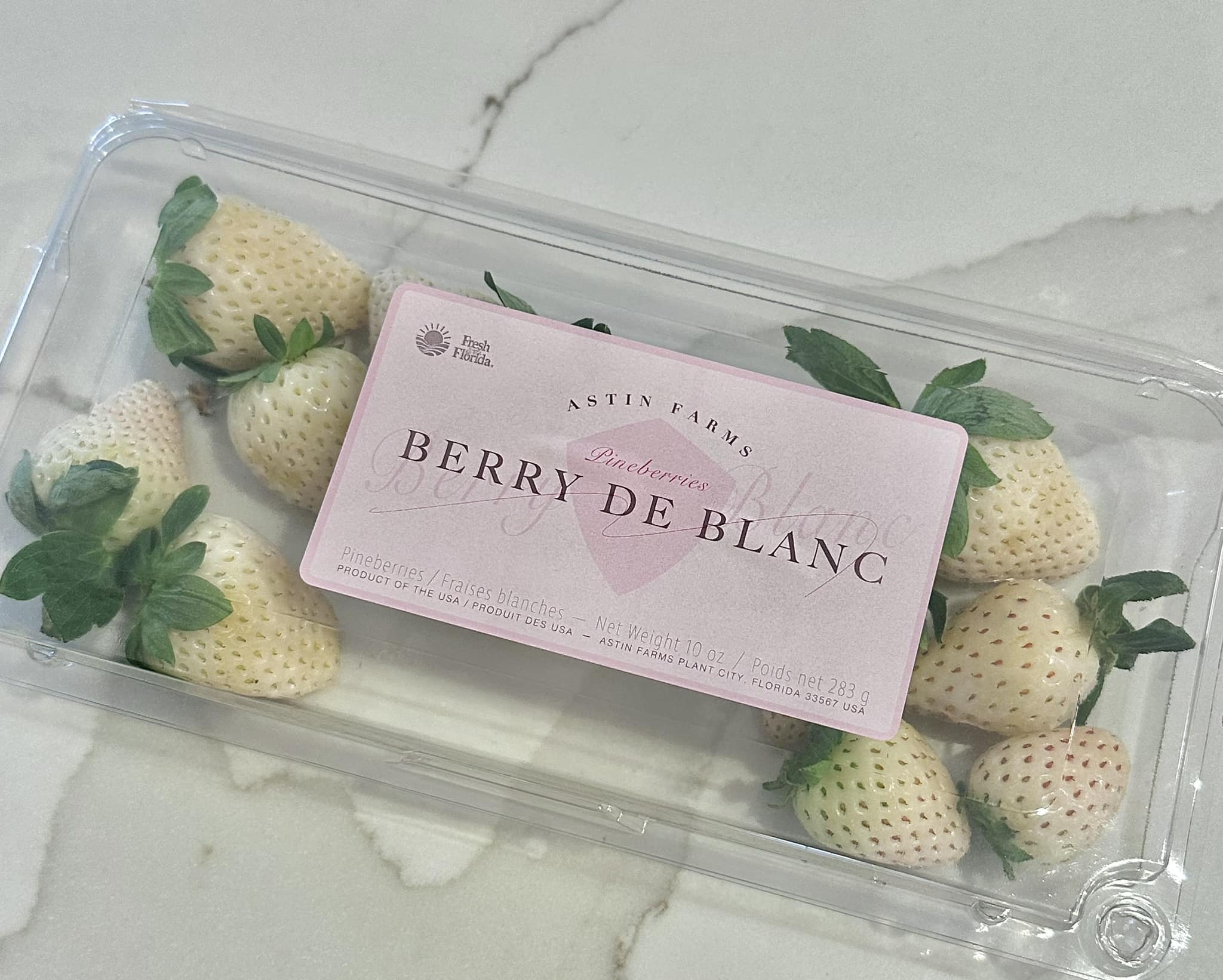 Are you team white strawberry, or team red strawberry? Comment