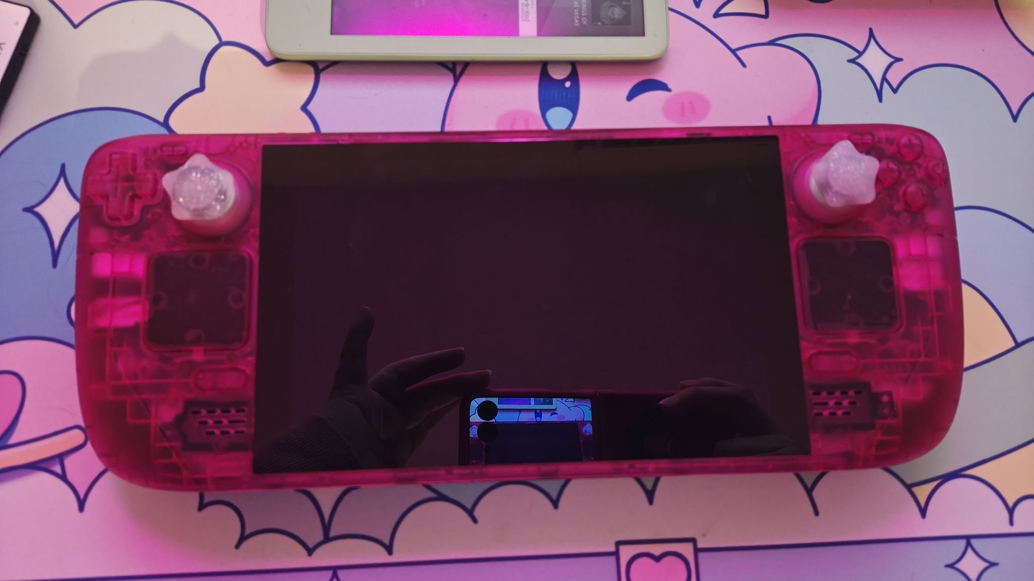 Boyfriend gives pink Steam Deck as Christmas gift