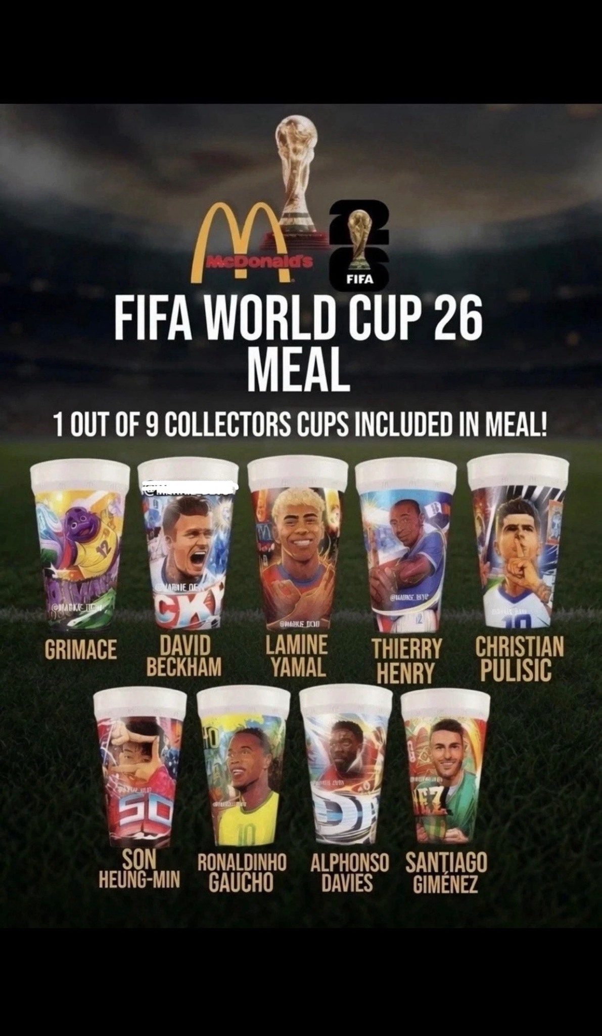 Trade McDonald's soccer cups for Lamine Yamal, Thierry Henry