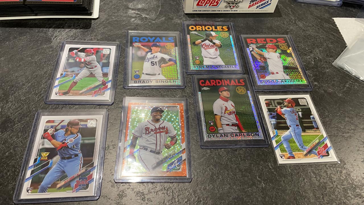 topps 2021 series 1 rare cards Baseball Target Mega Box New Factory Sealed 256 : Everything Else new autographs Most Expensive 2021 Topps Baseball