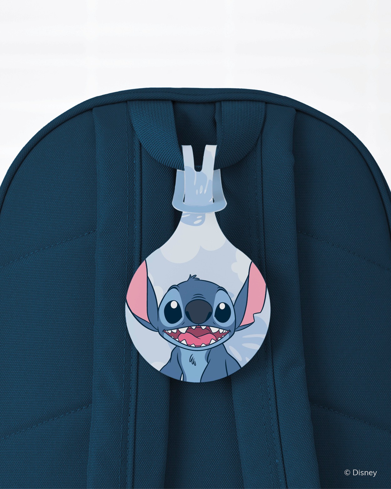 bag tag on mini backpack Personalized Embroidered for Carryon Bags 1 BagTag and plastic loop Mini Bag Tag Twin Pack