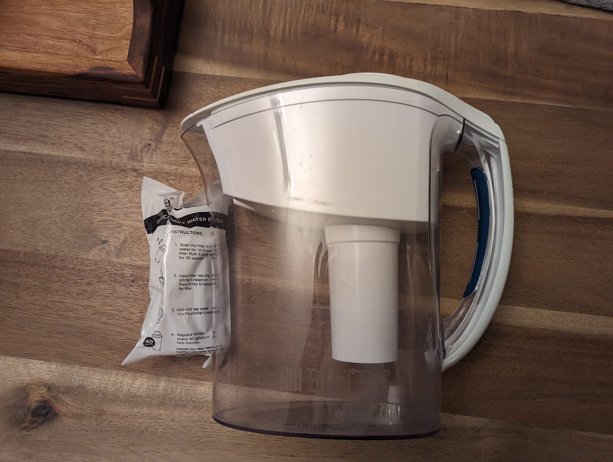 Brita water filter with one filter included