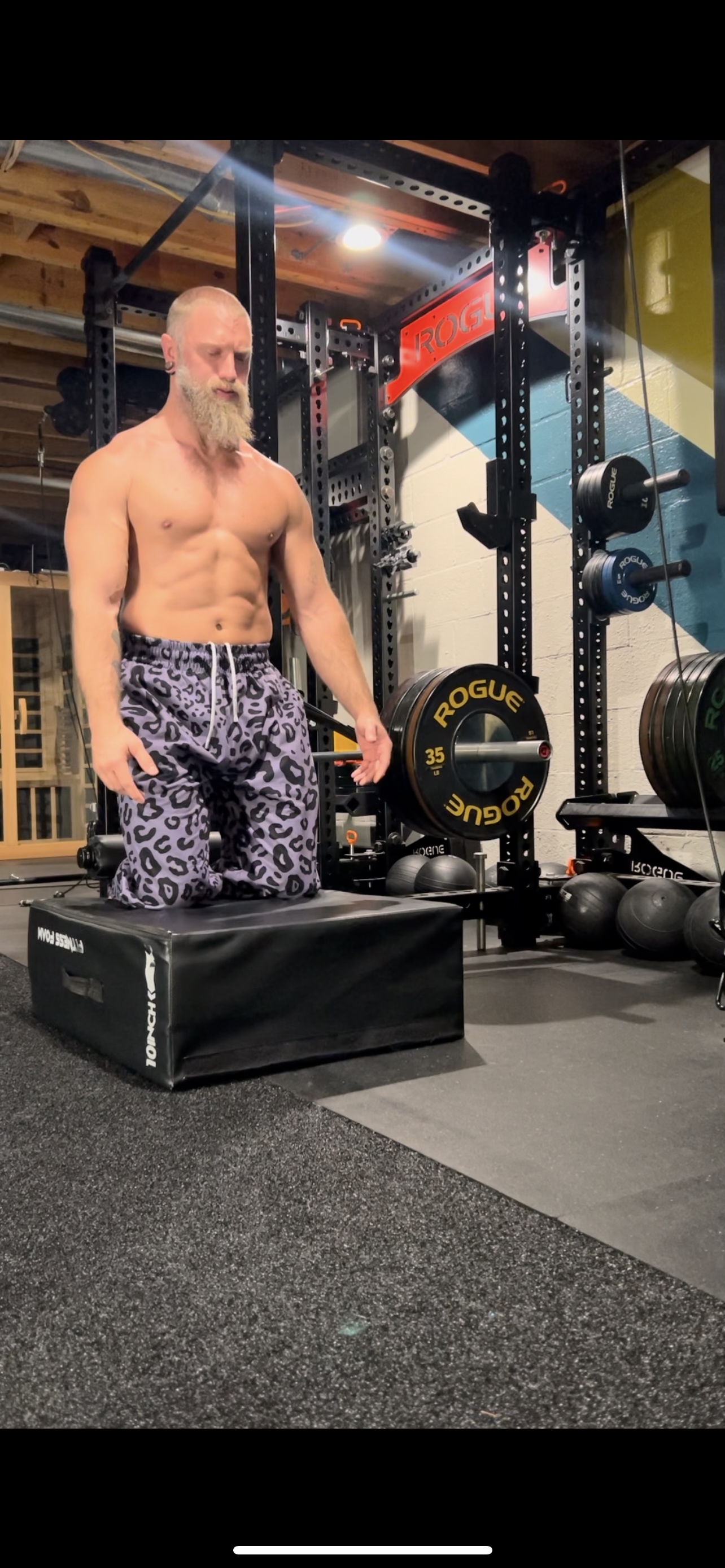 1. Single leg RDL eccentric at 315lbs 2. Reactive strength partial RDL ...