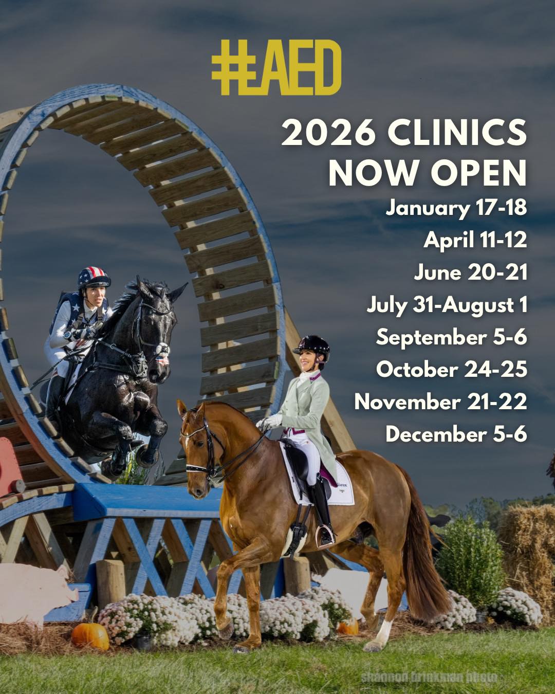 Lainey - Looking ahead to 2026, I’m excited to share that clinic dates ...