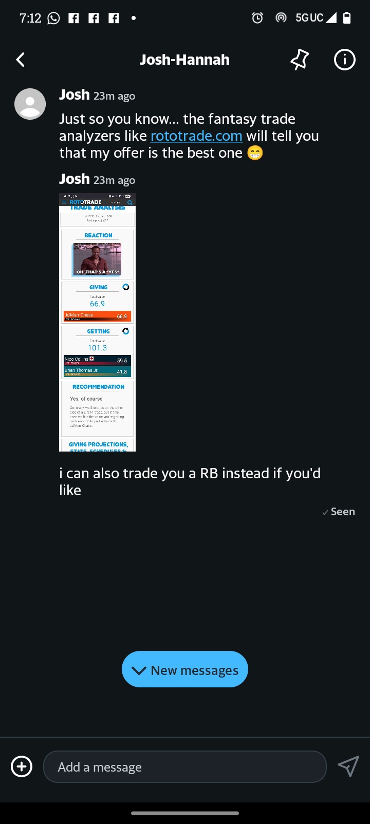 Fantasy Football Advice! | Is this a good trade | Facebook