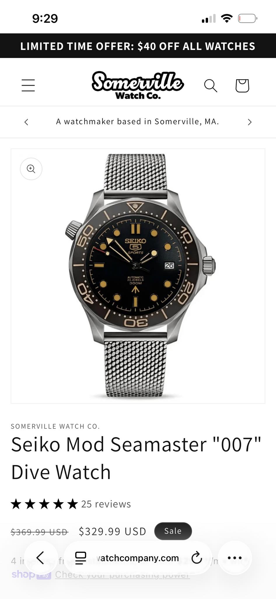 Where to find Casio Royale watch mods with James Bond