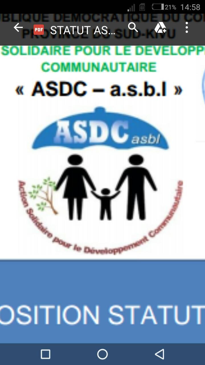 ASDC asbl | Kinshasa