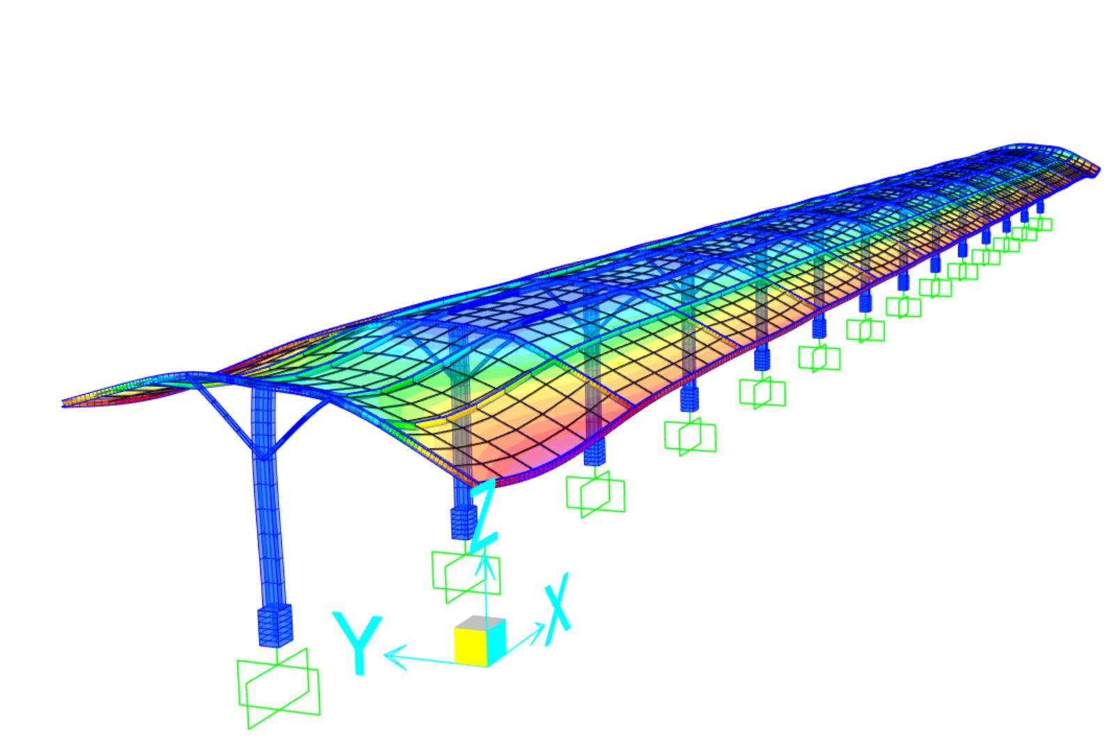 CSI SAP2000 V26 ออกมาใหม่ สามารถกำหนดสี การแสดงกราฟิก Frame force ...
