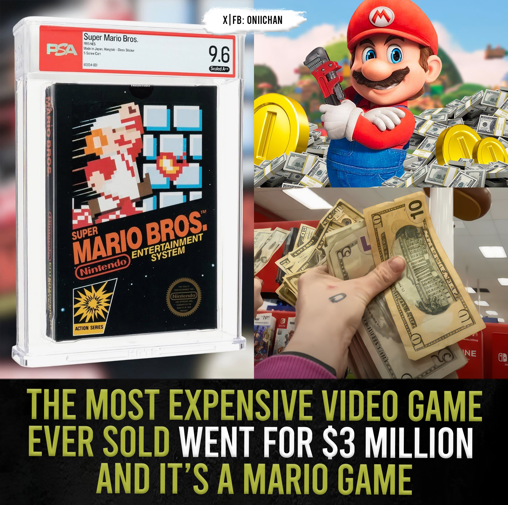 Just over a half-decade back, a copy of the original Super Mario