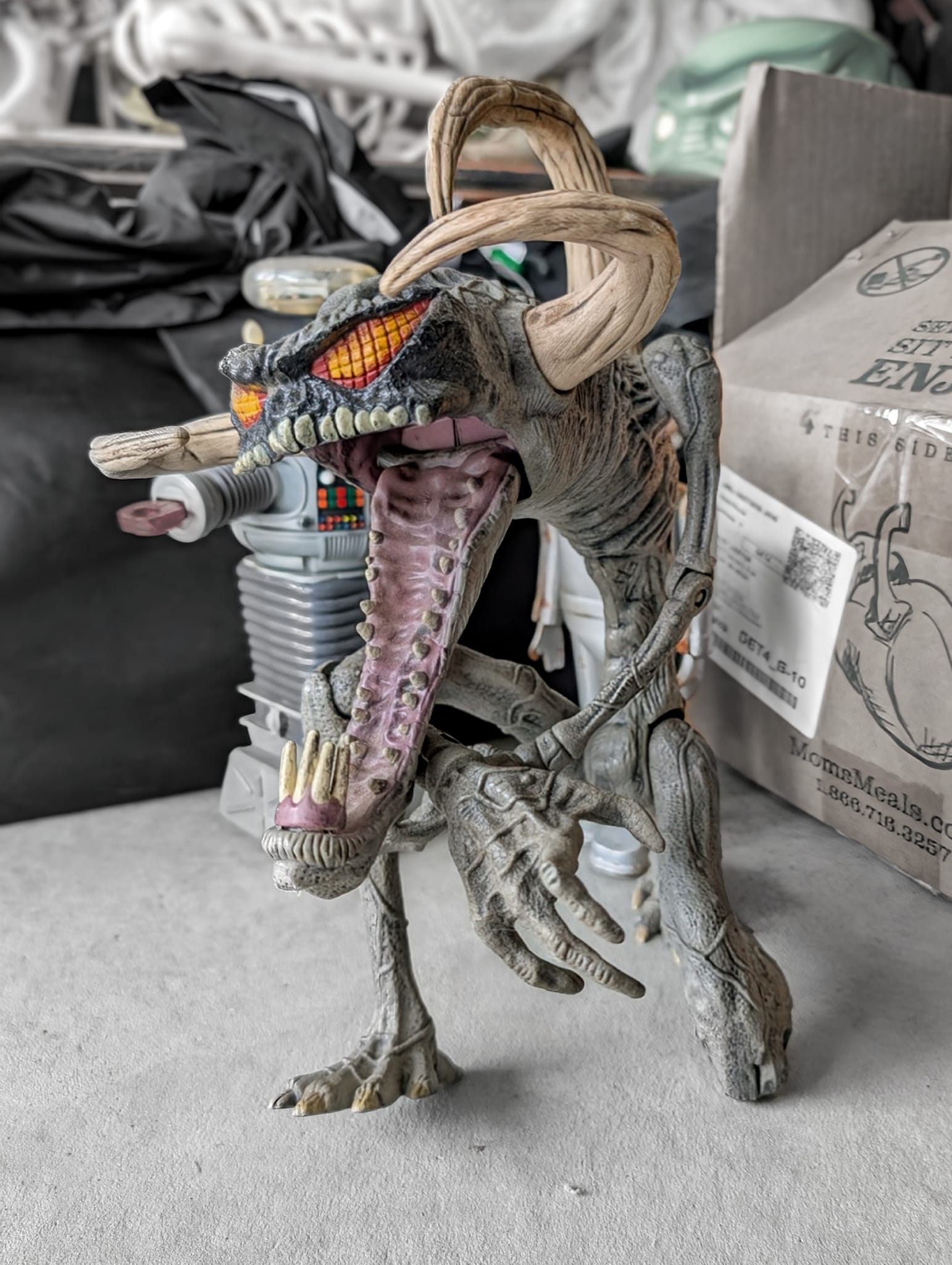 Rescued large Violator figure from demolished home