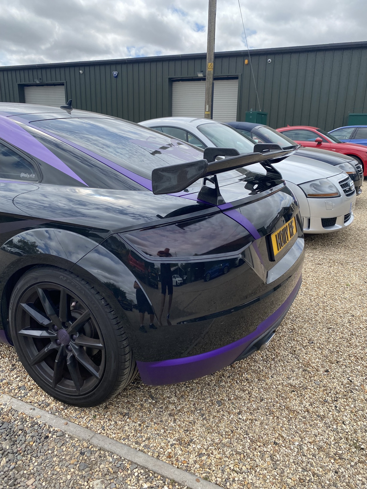 The TT Shop - Holly's TT (and the recently fitted new boot spoiler ...