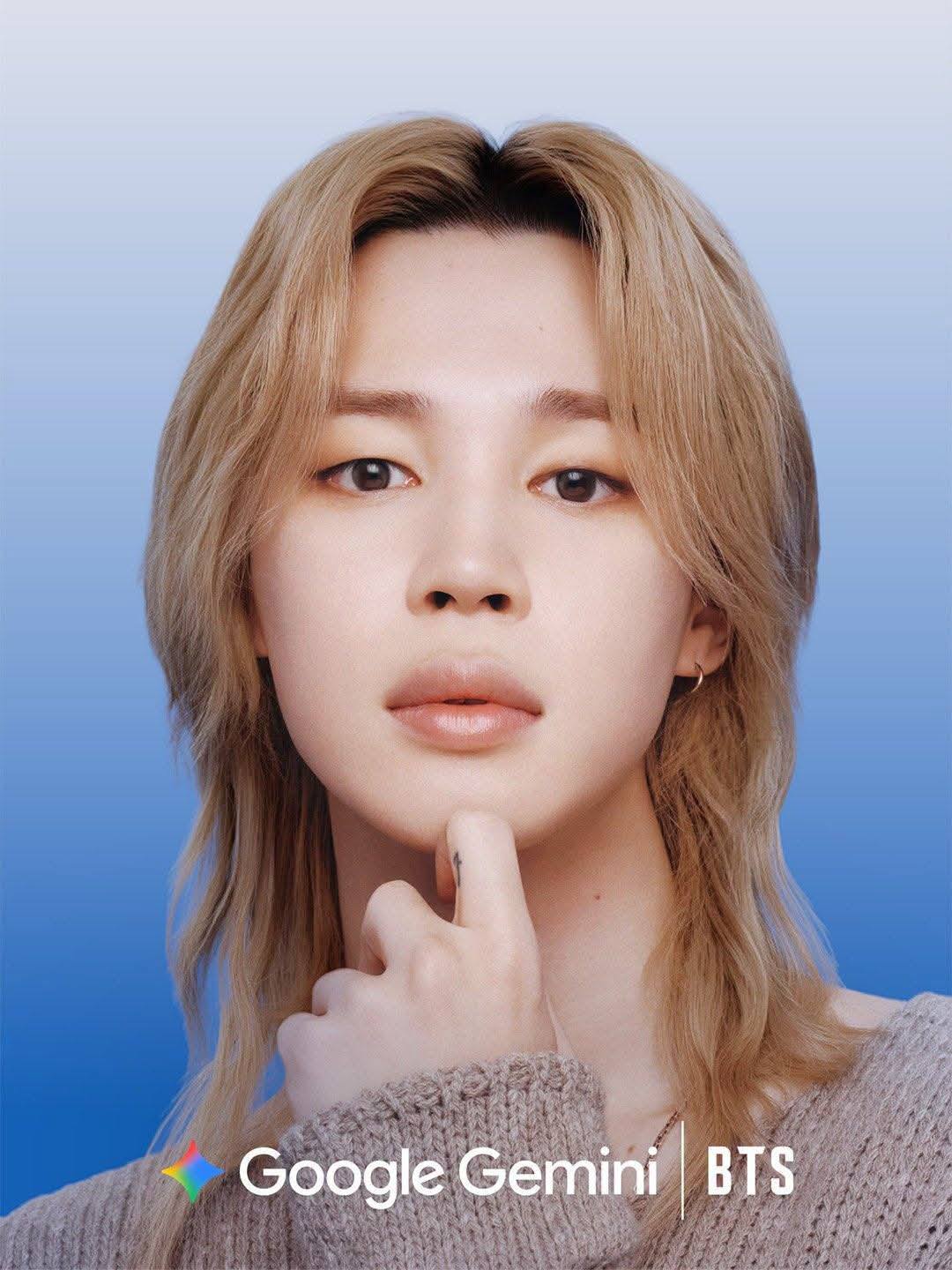 BTS (방탄소년단) via Google Gemini Korea IG post, new photocards