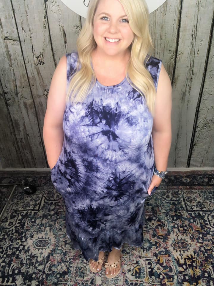 blue and purple tie dye dress Large Long ✨ This one is light and soft. It's not stretchy, but very roomy Ebay Large in inches Bust Color:Blush Nude Blue Tube Dresses for product:whippedknit-scoop-bralette