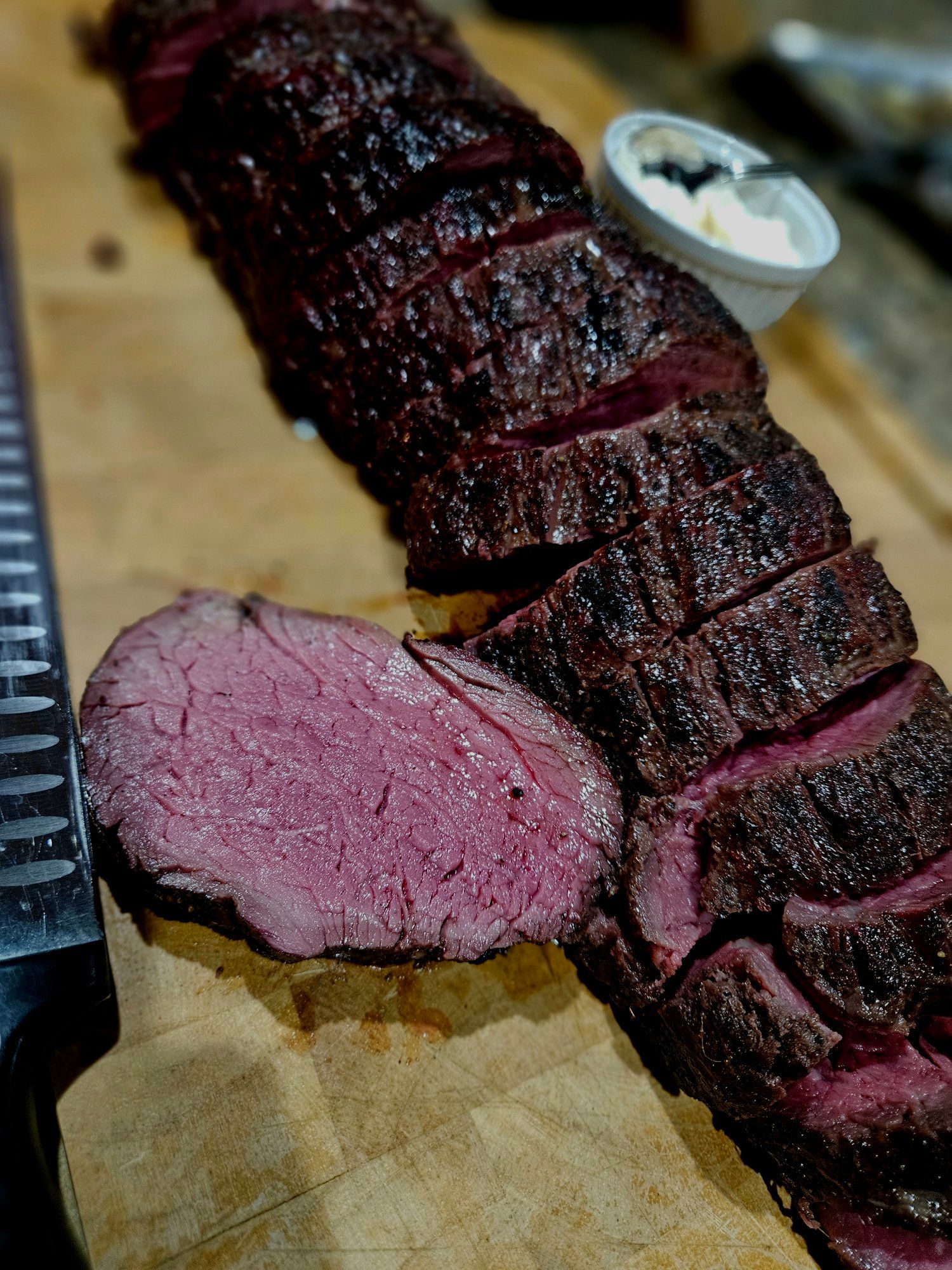 Grilling beef tenderloin on a Weber Performer
