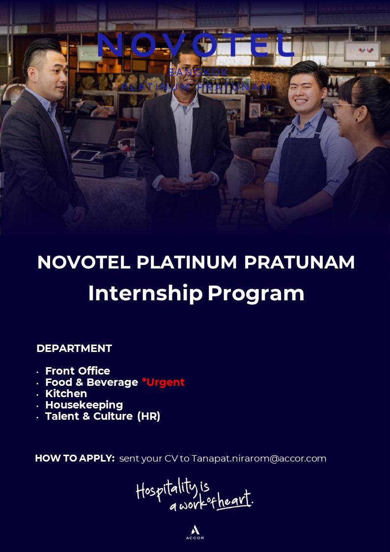 Internship/Jobs Bangkok การฝึกงาน / งานในกรุงเทพ | Internship ...