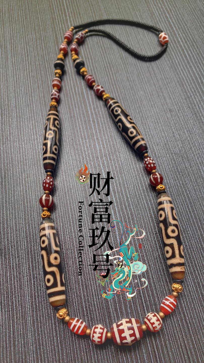 财富玖號- ⚛️ 九眼天珠誉为全能天珠，含有一到九眼的吉祥寓意与磁场