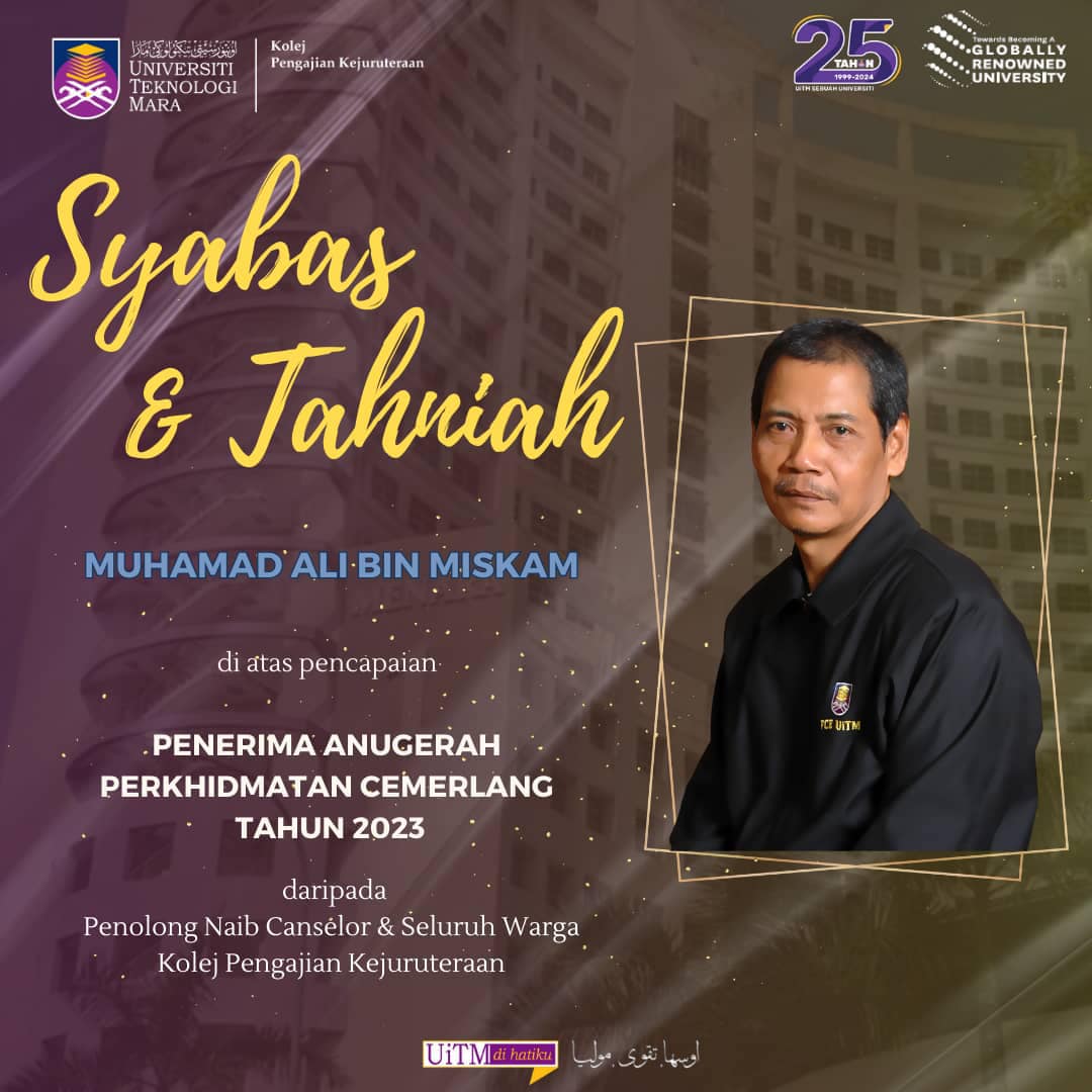 Tahniah kepada Muhamad Ali Bin Miskam, Azri Syafiq Bin Kamarozaman, dan ...