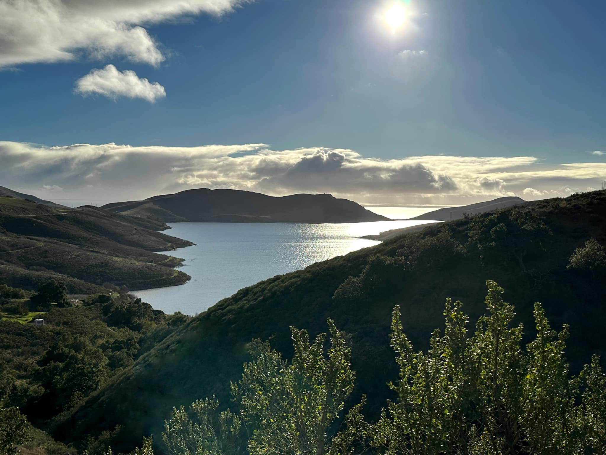 Scenic views near Whale Rock Reservoir in SLO County